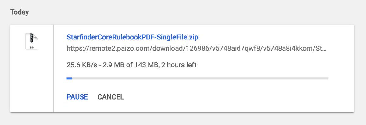 AllardHoeve's tweet image. @paizo: I hope you are processing many many sales :) #slowdownload