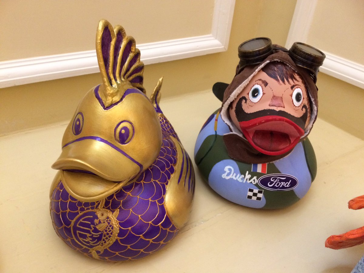 IFANorfolk's tweet photo. Yamabuki Duck has headed off to @breakwriter with his #GNDR17 chums today ready for @norwichduckrace https://t.co/UEXuFctj9T https://t.co/Z6d7sALbzg
