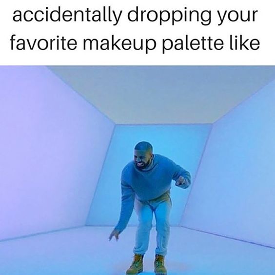 CatalystPR_'s tweet image. 😰 😰 😰 #makeupproblems #drakememe