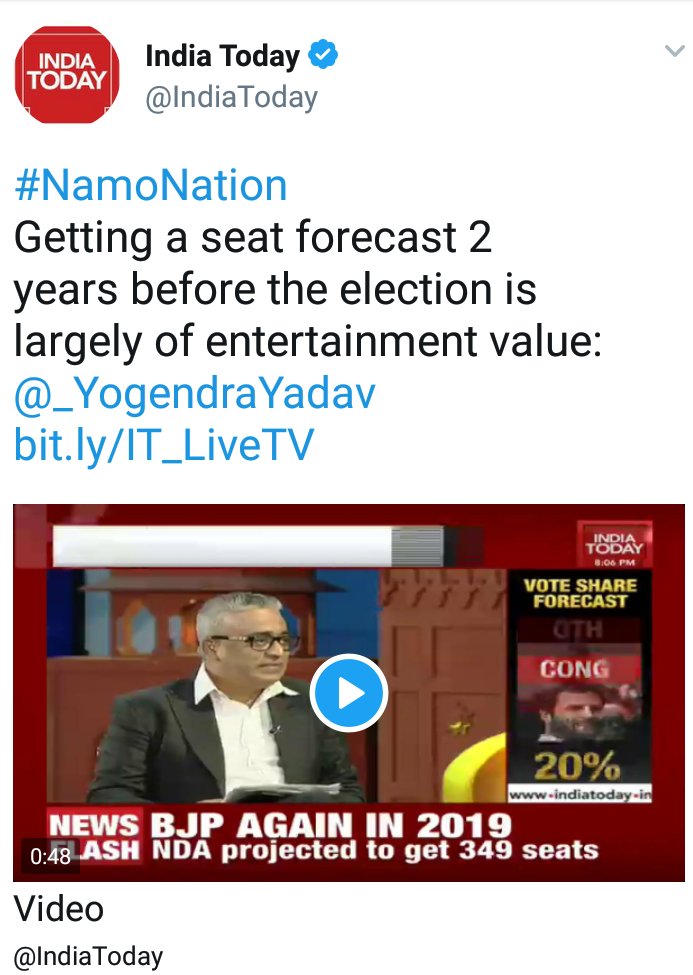 ZeroDark_3zero0's tweet photo. PM continues to reap benefits from Opposition's campaign against him.Mahagathbandhan is all done for 2019,24.
#Destination2029 @OfficeOfRG https://t.co/6ePdxwkO4x