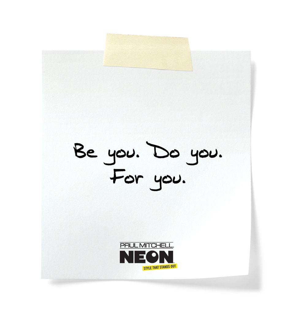 You’re always at your best when you’re being yourself! #StandOutStyle #NeonHairCare