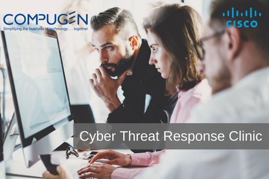 CompugenInc's tweet photo. Register today for a cyber defense clinic on how to best defend against cyber-attacks. Space is limited! https://t.co/54cPyqh6Fc https://t.co/O2sfVUAYNF