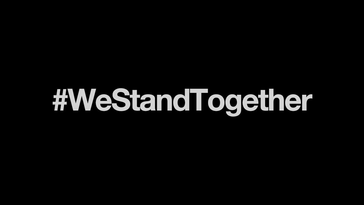 Our thoughts are with Barcelona this afternoon #WeStandTogether