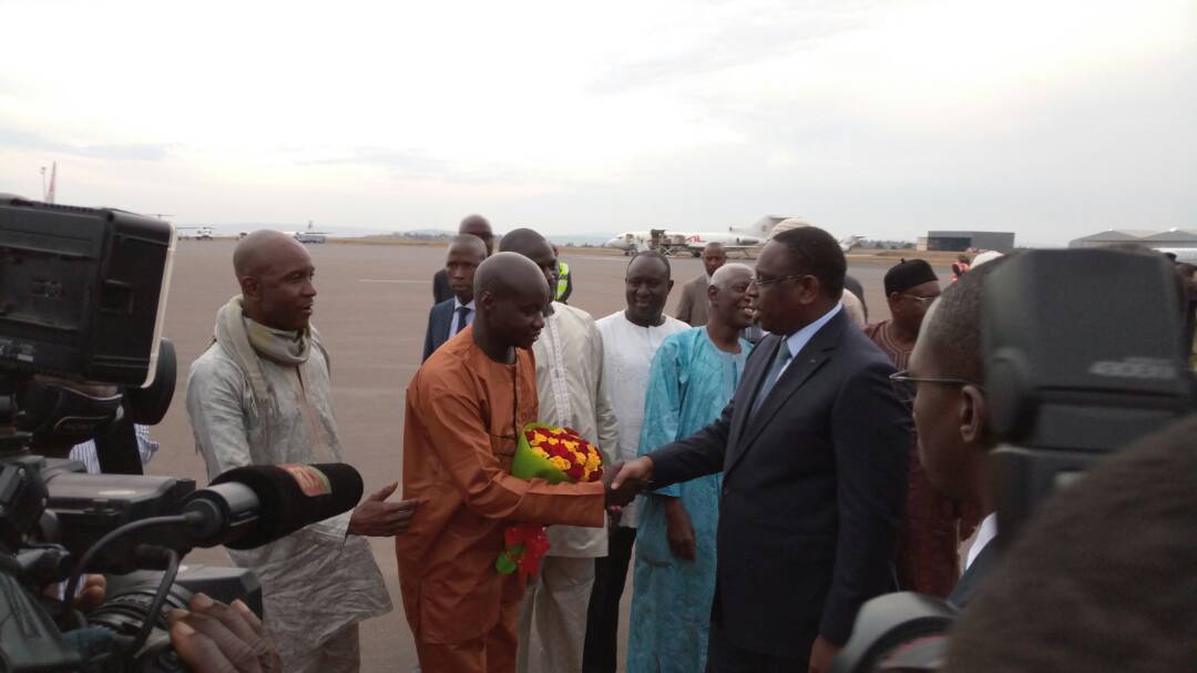 gahigip's tweet photo. President Macky Sall of Senegal has also arrived a day before the swearing in of President #Kagame #PKInauguration https://t.co/d9xAHMiHa3