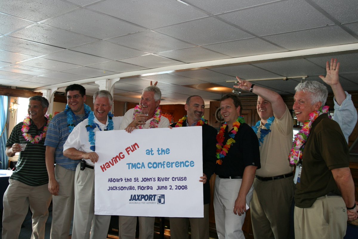 TMSAtoday's tweet photo. No one can say #TMSAtoday doesn't have fun! Members aboard the St. John's River Cruise during the 2008 Annual Conference. #TMSAthrowback https://t.co/oHDtOQoZv9