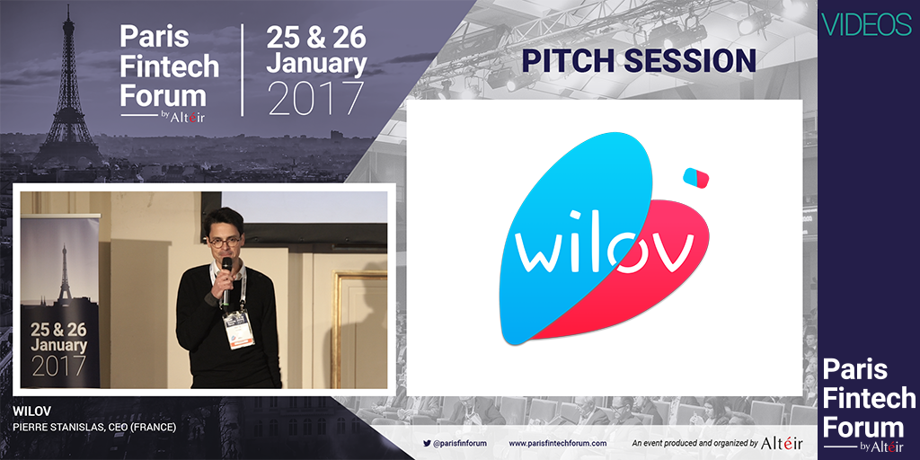 ParisFinForum's tweet photo. Video of @pierrestanislas, CEO @wilov_com now available! Pitch at Paris Fintech Forum 2017! #PFF17 https://t.co/GaGhFLnU82 https://t.co/MOFfjZxe6x