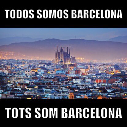 RBBetisBalompie's tweet photo. Una Sevilla entristecida, 
Una Andalucía que llora por su comunidad vecina 
Una España destrozada por el terrorismo 
#TodosSomosBarcelona https://t.co/WGhDfRiXm9