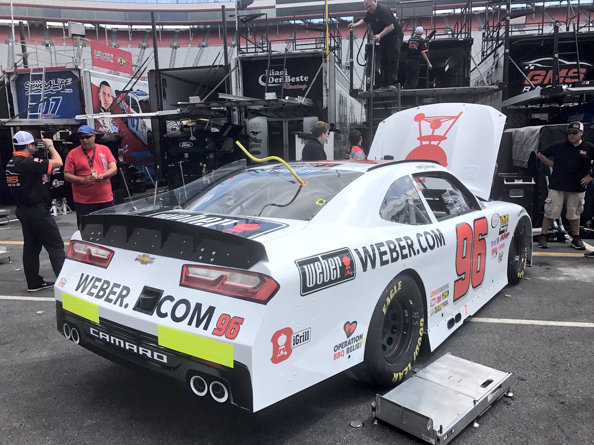 BenKennedy33's tweet image. A fresh look to the No. 96 @WeberGrills #Chevy this weekend @BMSupdates! -PR