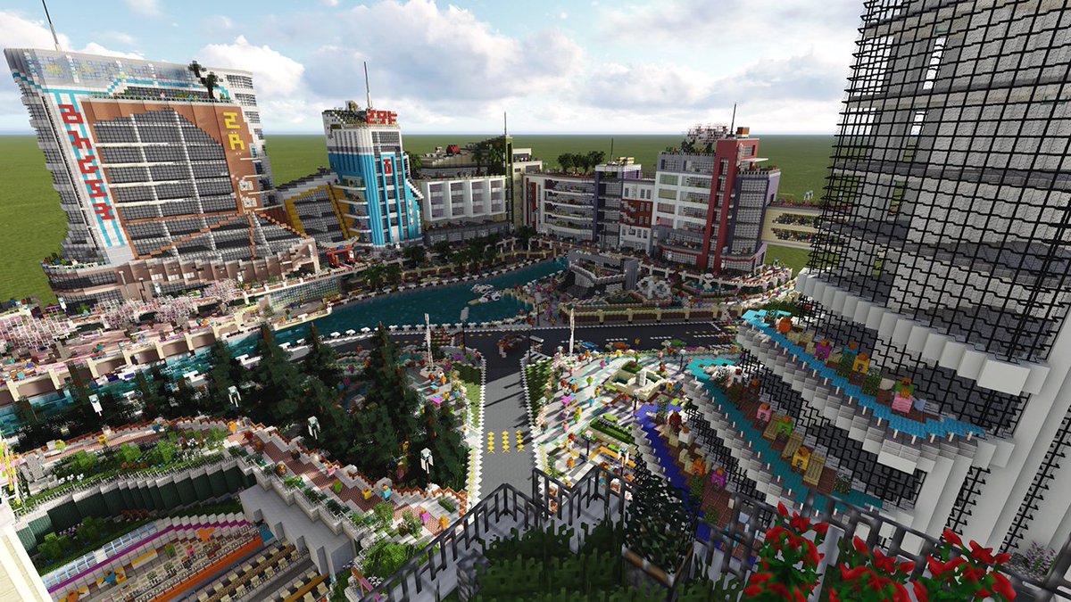 innova_creation's tweet photo. We came to the future! From Ansing project 🚀
The City Of Color
PMC：https://t.co/vEiCsUe7gd
@PlanetMinecraft #Minecraft https://t.co/1AuO8GakXl