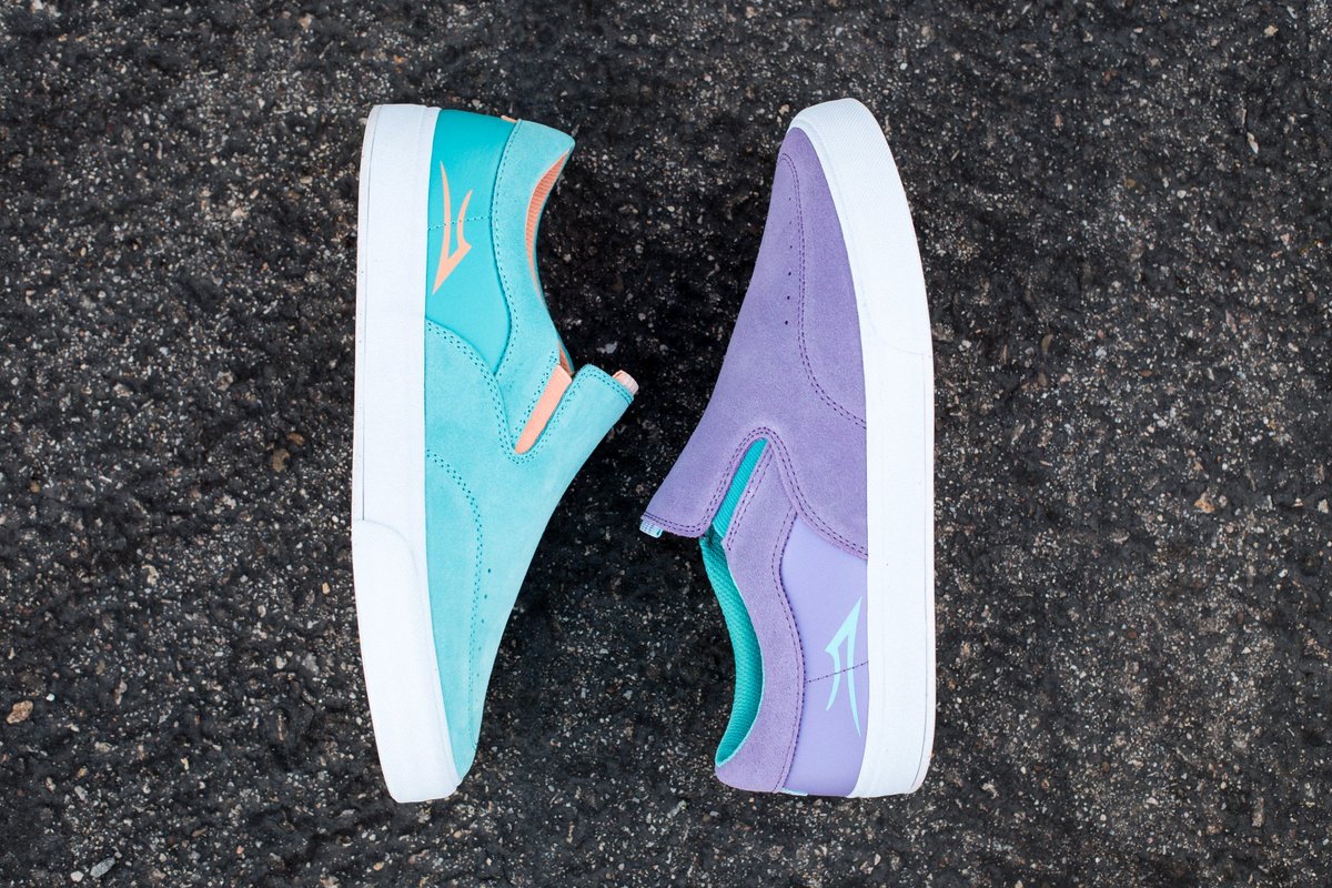 The limited <a href="/LakaiLTD/">Lakai</a> Owen VLK <a href="/nicotheduffer/">nico</a> colorways are now available😱 Get your hands on em here👋: bit.ly/2vGVaPt