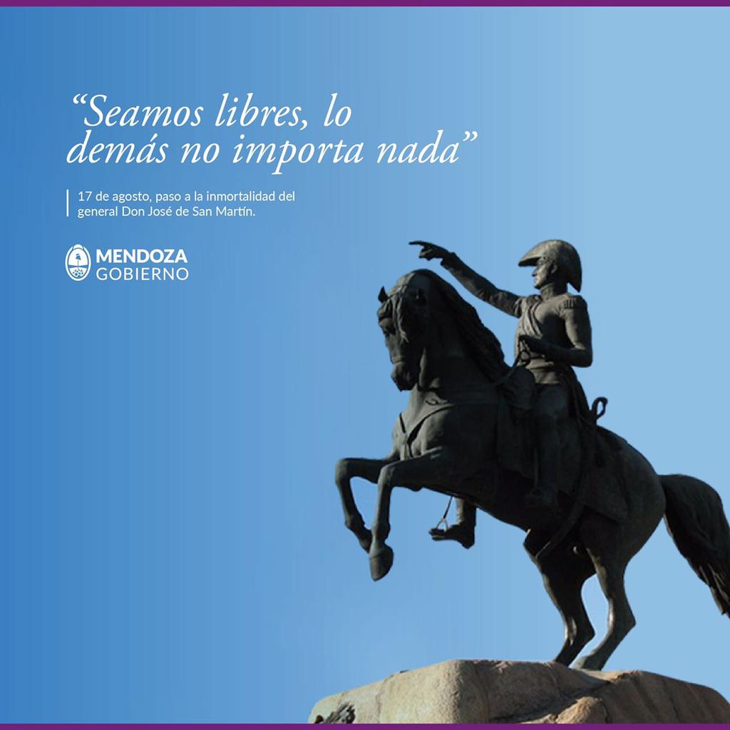 alfredocornejo's tweet image. No hay nada más importante que nuestra libertad. Hoy conmemoramos el paso a la inmortalidad del General Don José de San Martín.