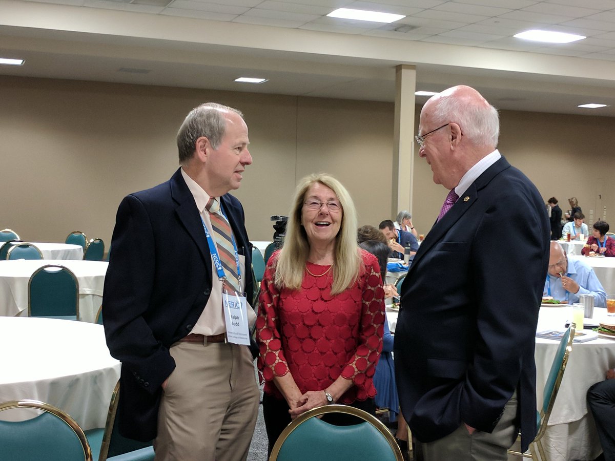 UVMLarnerMed's tweet photo. #UVM Profs Budd and Van Houten chat with @SenatorLeahy before his remarks at #NERIC2017 @NIH @VTGeneticsUVM #btv #biomed https://t.co/z4m7W3UyfP