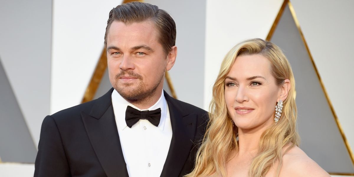 Cosmopolitan's tweet photo. Kate Winslet and Leonardo DiCaprio Had the Cutest Pool Day — And Yes, He Was Shirtless https://t.co/Kj1QLdK9br https://t.co/FXA74uCstZ