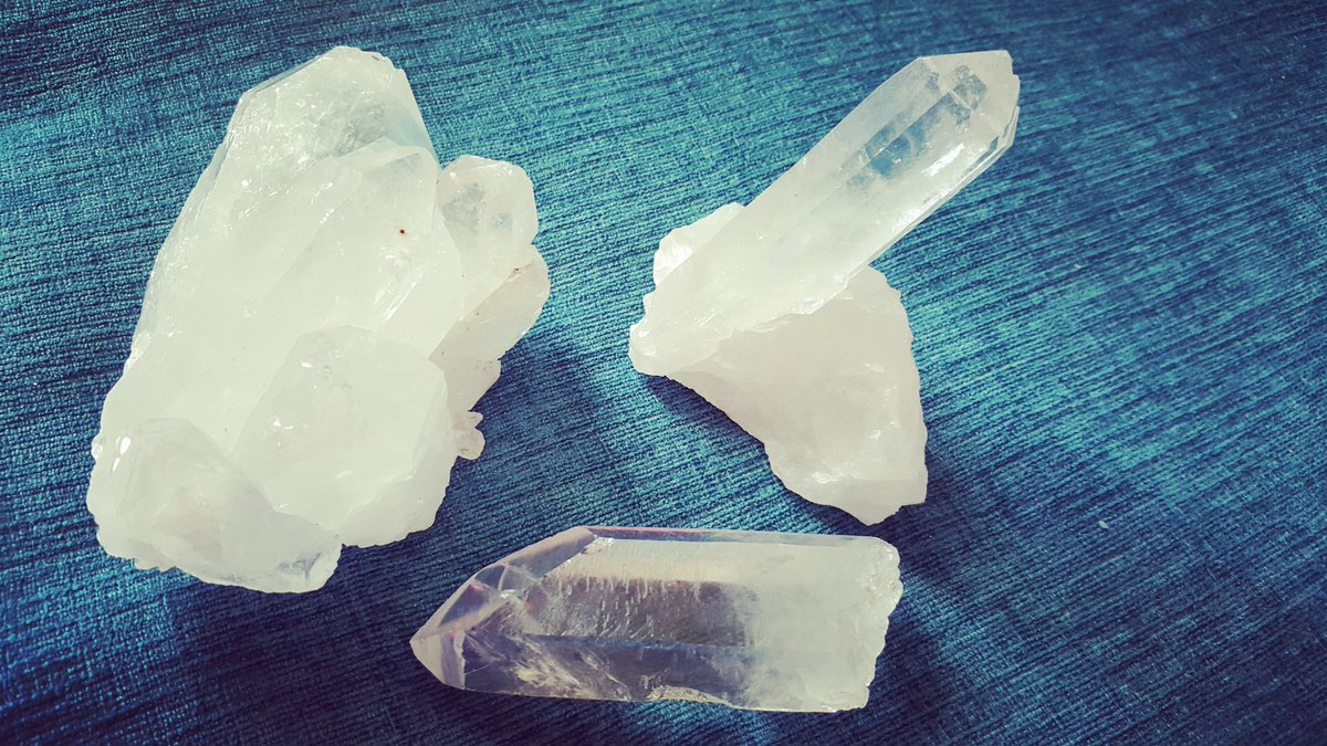 kelliepixie1's tweet image. Clear Quartz , Record Keeper , Abundance,  Cluster, #crystaltherapy