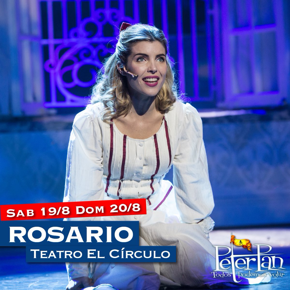 PeterPanElShow's tweet photo. Festejá el #DíaDelNiño con el Niño que no quiere crecer y toda la magia de Nunca Jamás! #TodosPodemosVolar 💫
ROSARIO ALLÁ VAMOS
🎟@TicketekAr https://t.co/HZORY5lmKi
