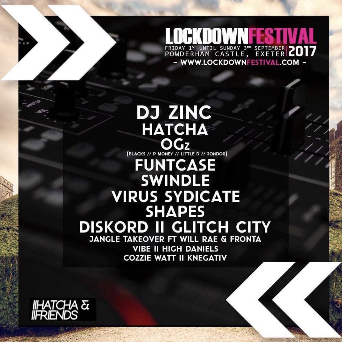 #Hatchaandfriends is bk &amp; I'm chuffed to announce I'm hosting a stage @ this year's <a href="/lockdownfest/">Lockdown Festival</a> with a few close pals frm the uk scene 🔊🔊