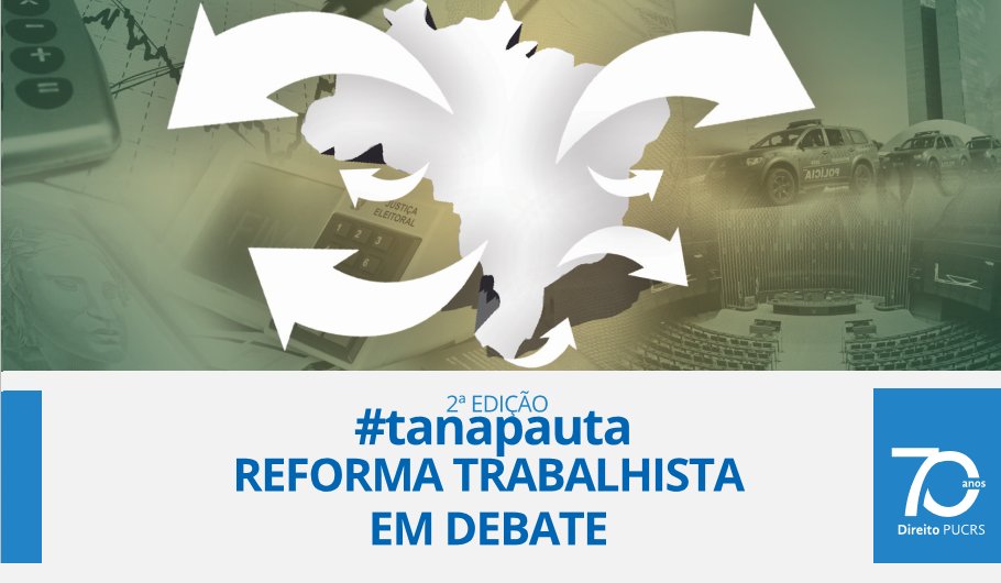 Participe do Evento "tanapauta – Tema Reforma Trabalhista em Debate", dia 22/08/2017 às 17h30min. Saiba mais: goo.gl/UaxnaS