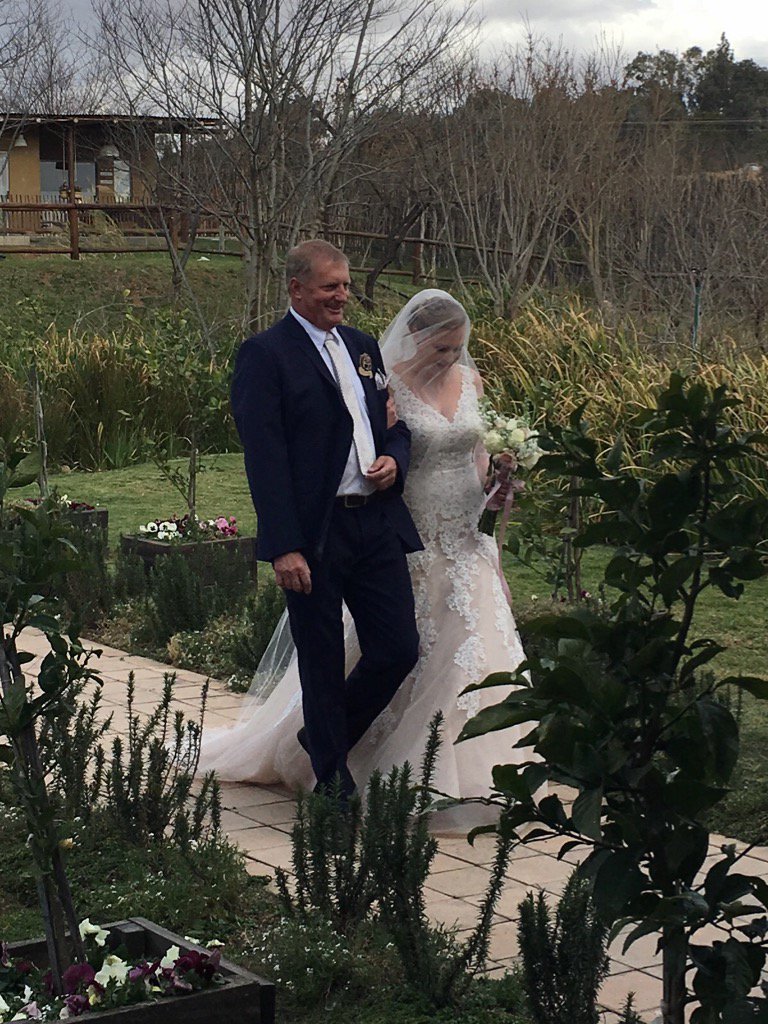 Congrats to Kay-Lee and Marcel. Beautiful! #mkhenwedding