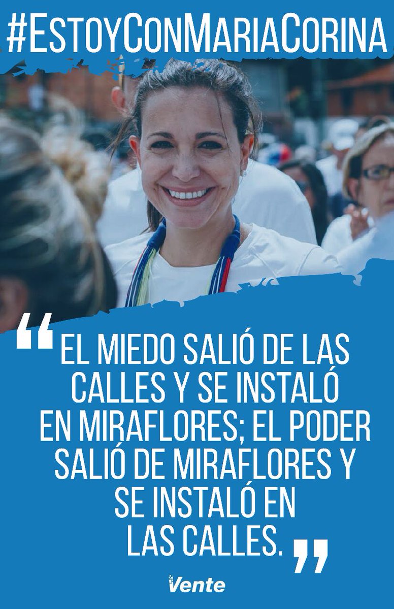 rudorozco's tweet photo. #EstoyConMariaCorina porque demuestra más valor y auténtico compromiso con su pueblo. Ejemplo para Demócratas. https://t.co/RRtif8si5D