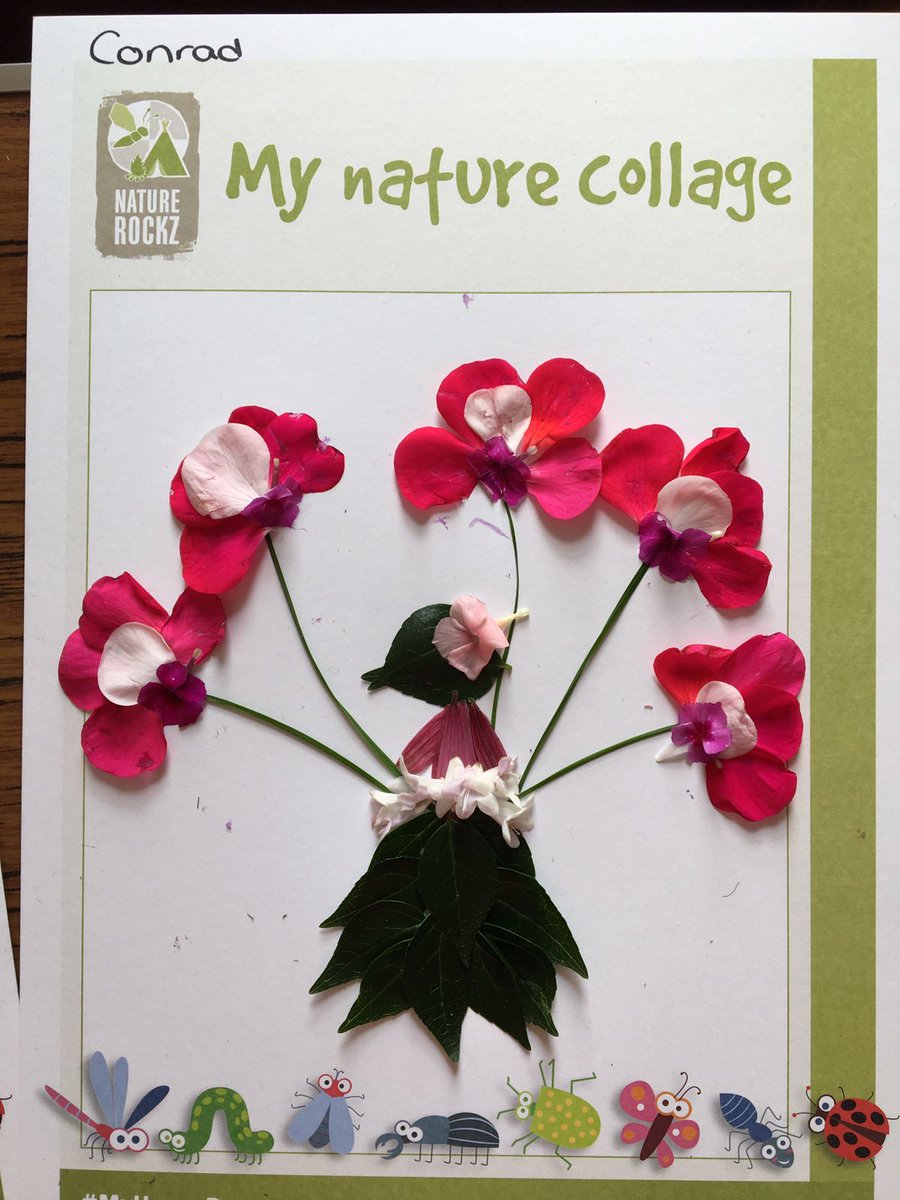 ActivateCamps's tweet photo. Some fantastic nature collages by our #ActivateMiniRangers at @sgweybridge. Such a great creativity shown by all. #ActivateCamps #Inspire https://t.co/7XBxW92rzh