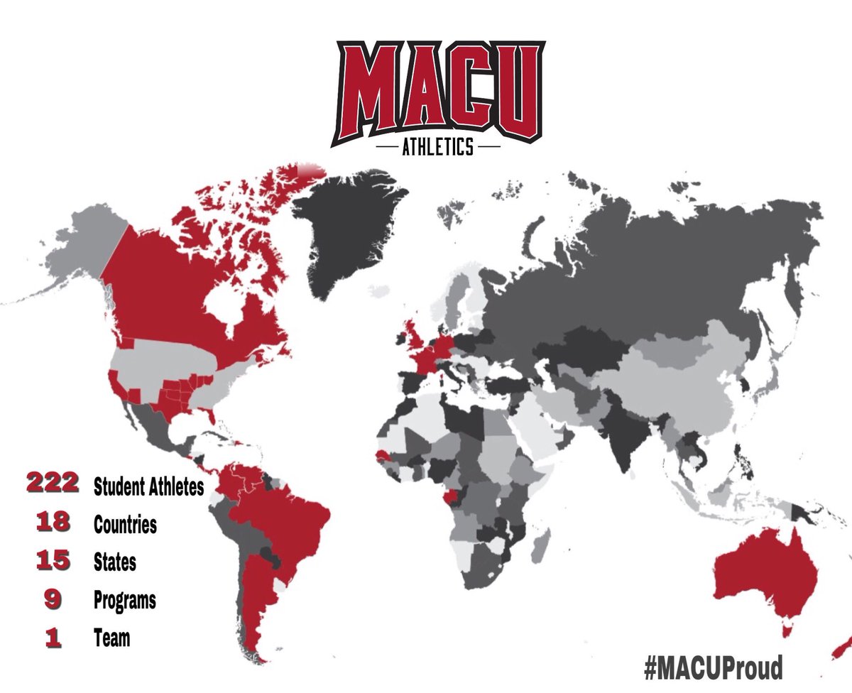 1 Team 
#MACUProud