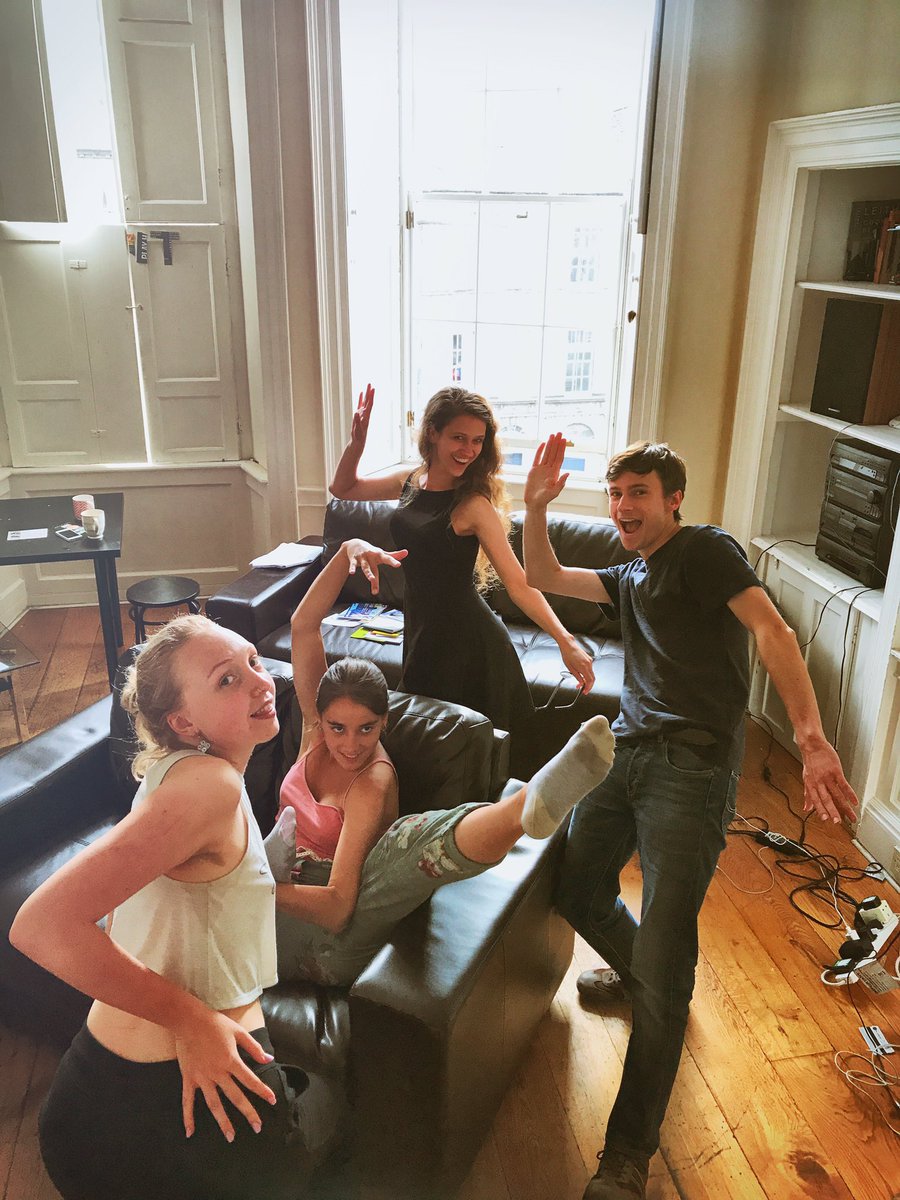 EFFProfessional's tweet image. Taking a break during rehearsal