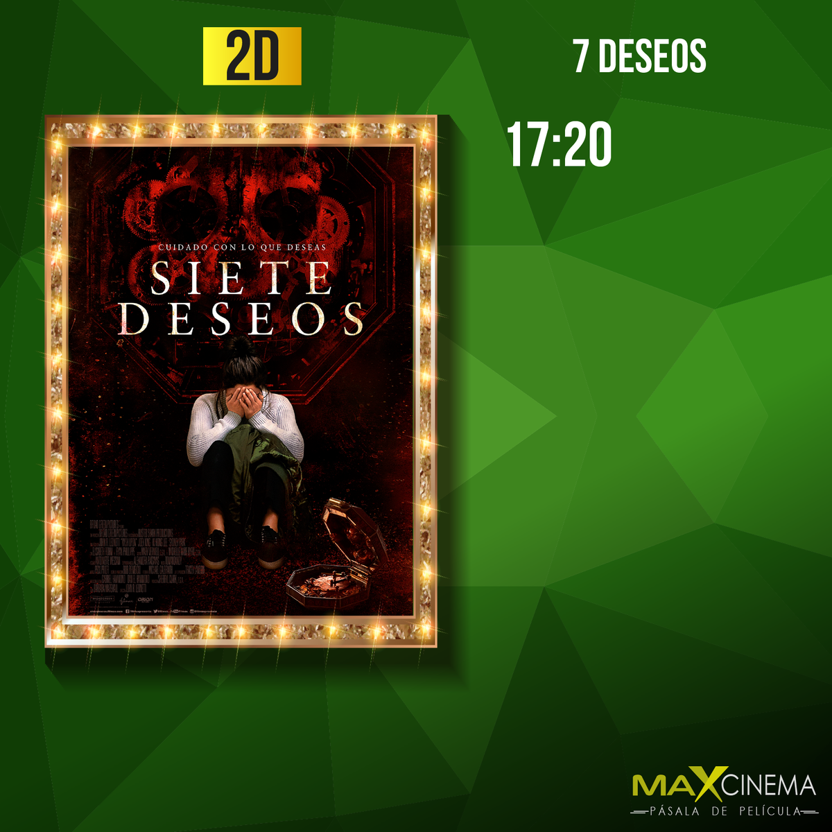 MAXCinemaEC's tweet photo. Esta es nuestra cartelera para hoy en #Maxcinema!
Hoy es el Pre estreno de #Annabelle2 y disfruta los increíbles precios del #JuevesMáximo. https://t.co/k3STuKc9tf