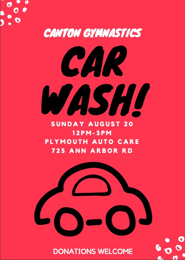 CantonGym's tweet photo. Come out and show your support for CVG by letting us clean your car!!! https://t.co/xkH6LrI6L5