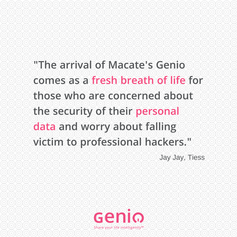 MacateUK's tweet photo. TEISS talks about the benefits of the #Genio🔐📱 https://t.co/AhwpSWES0A