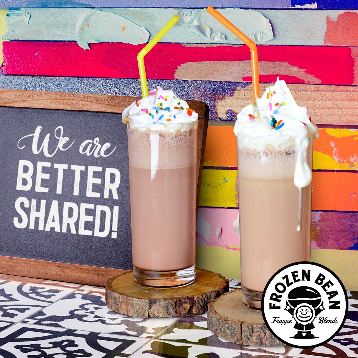 thefrozenbean's tweet image. Noticing creepy stares when you&apos;re sipping #FrozenBean Frappes? 👀 Share the love! 👍💗 💕 👱 #coffeeislove #SpicedMocha #ChocolateHazelnutLatte