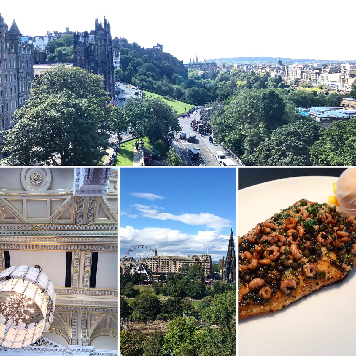 Had a fantastic day today with some of our lovely clients. Stunning day in Edinburgh #sunny #ideasflyingallover #platesontour