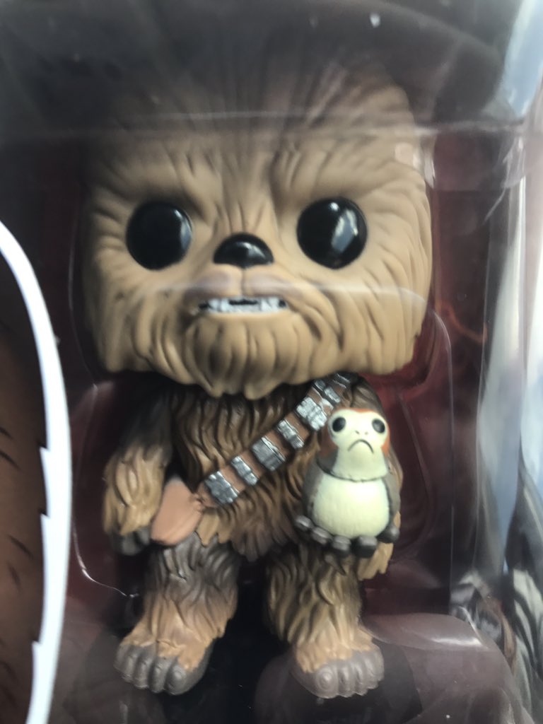AwesomeGeekShow's tweet photo. @funko @ChristinaPryor @ChrisPirillo I grabbed #Chewbacca WITH #Porg!!!
heheh. Takes BEST #PoP! EVER win!
-&amp; believe it or not, I didn't have a Chew yet.

#StarWars #TheLastJedi https://t.co/byXj17M5nE