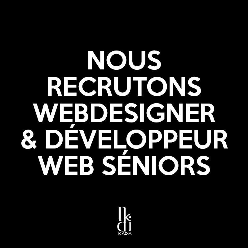 StudioIkadia's tweet photo. #recrutement #offredemploi #cdi #webdesigner #DeveloppeurWeb #integrateurWeb #troyes + d'infos : https://t.co/QIDxk6yDyZ onglet recrutement https://t.co/GLn0QmpxM5