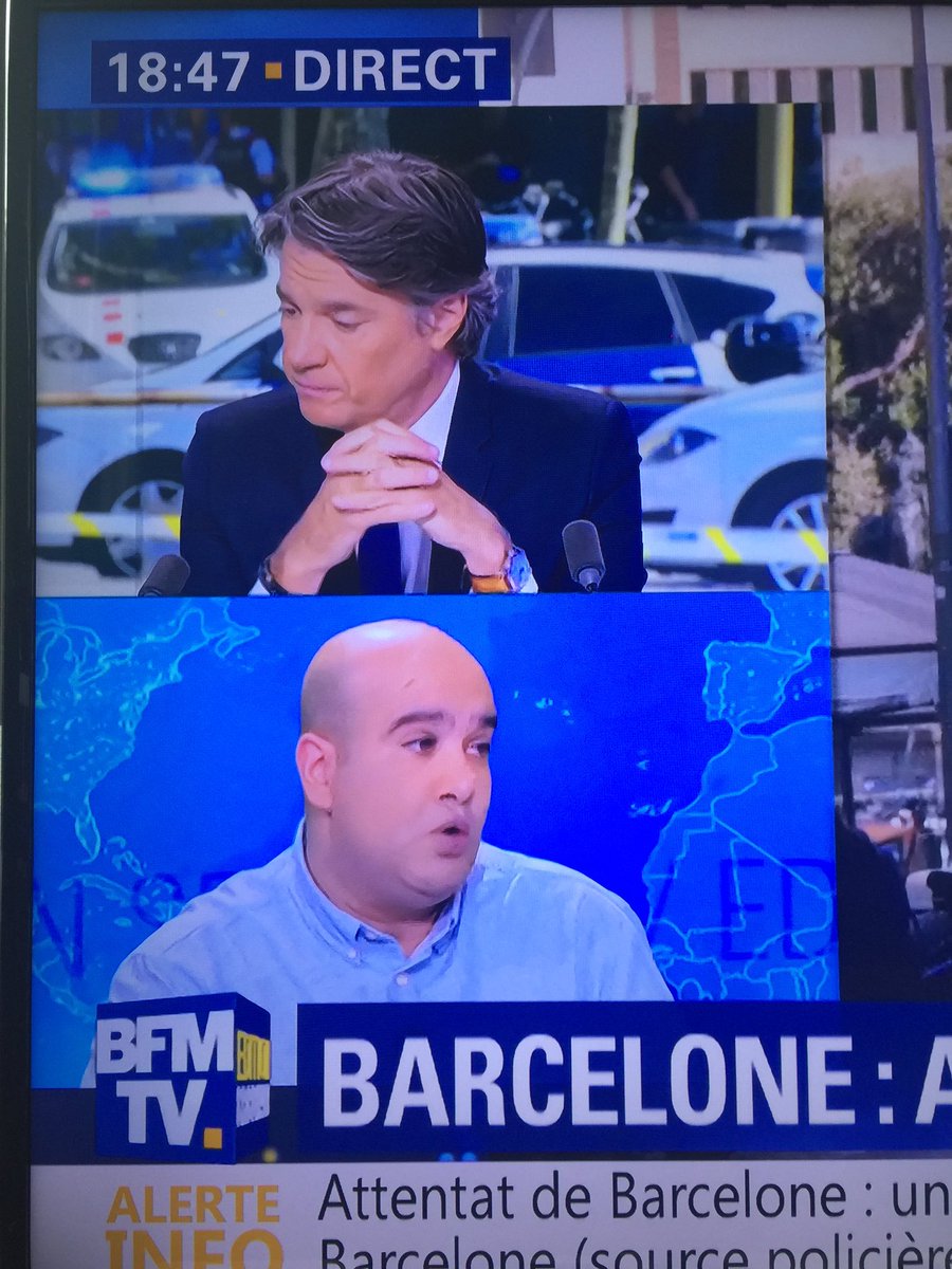 FranckRossini's tweet photo. @BFMTV #BFMTV au secours @AkroufChems fait un raccourci direct sans élément avec une attaque de type terroriste islamiste wtf https://t.co/1If3oGxtow