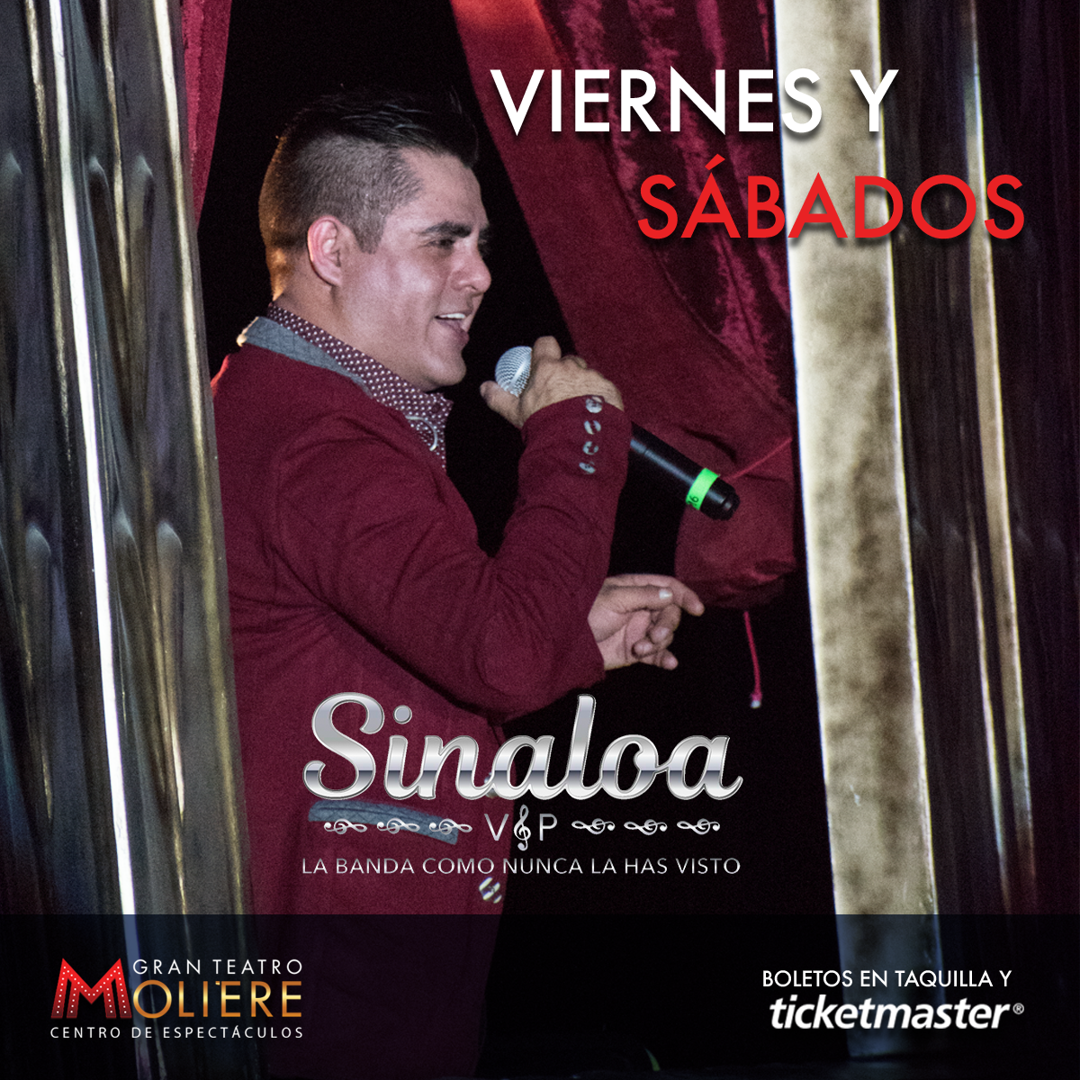 gtmolierece's tweet photo. ¡No podrás dejar de cantar!
#SinaloaVip en el #GTMolièreCE
Boletos en taquilla y @Ticketmaster_Me
https://t.co/Nx5zkb8FLJ https://t.co/mvfBuIcflf