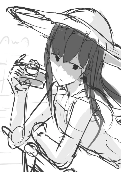 こんな感じの趣味絵描こうと思ってたんですけど夏ももう後半なんですよね… 