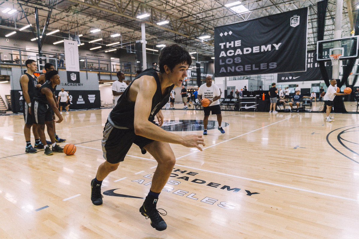 TheCircuit's tweet photo. Cormac Ryan gettin' some run in at the #NikeBasketballAcademy, per @NikeEYB #MindBodyGame https://t.co/b7cpCKbIC1