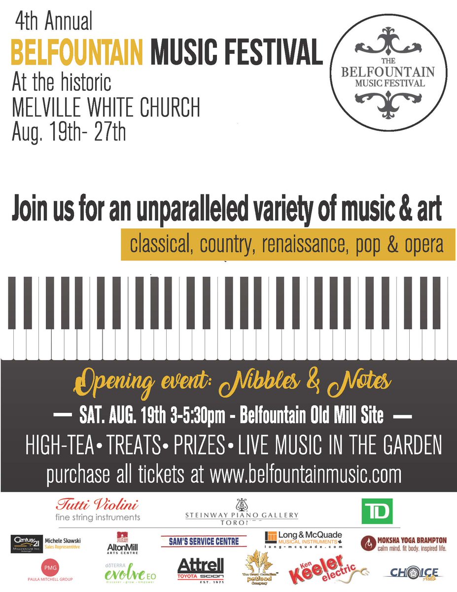 Be sure to check out the Belfountain Music Festival on this weekend!  ow.ly/U28130esuse