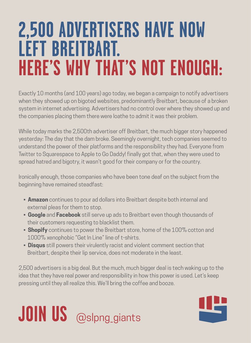 Sleeping Giants tweet media