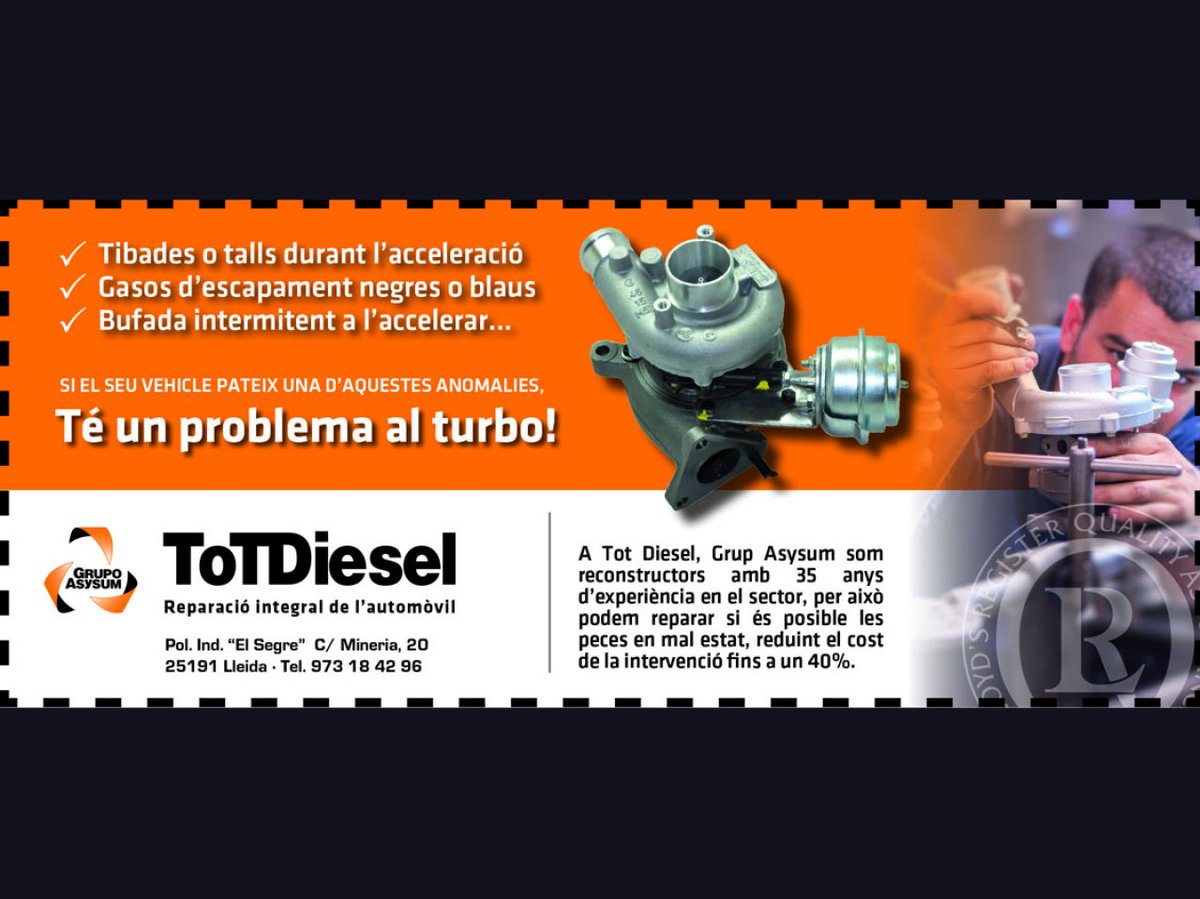 PlanningSegre's tweet photo. A #TotDiesel @ASYSUM et reparen el turbo del vehicle per evitar problemes al motor 🚗 https://t.co/hnVm84mwuB https://t.co/08dXlLdt3y