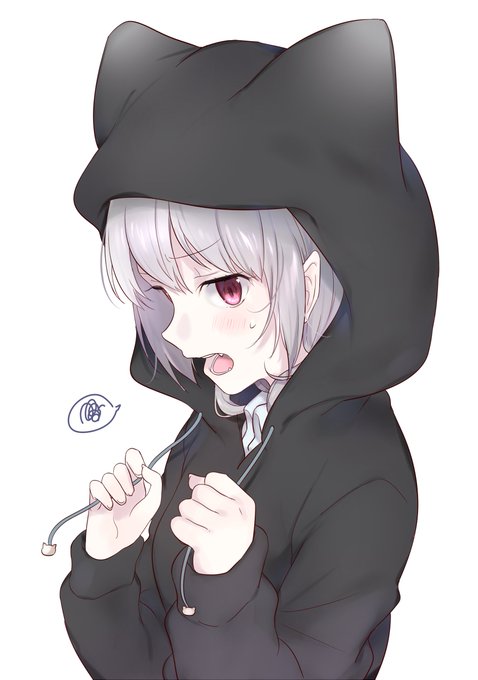 猫耳パーカーのtwitterイラスト検索結果 古い順