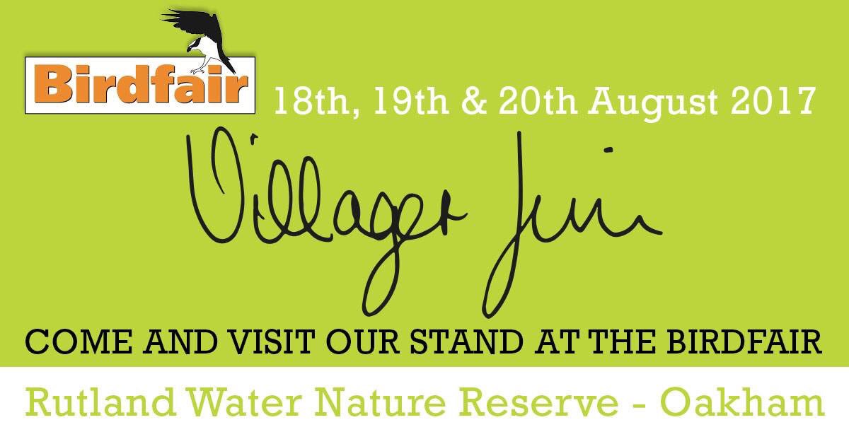VillagerJim's tweet photo. We have a stand of goodies at the Birdfair at Rutland Water Nature Reserve. Fee, Darren and Baby Bea 😉 will be there,Marquee 5 Stand 30! 😊 https://t.co/FA6zFitkLd
