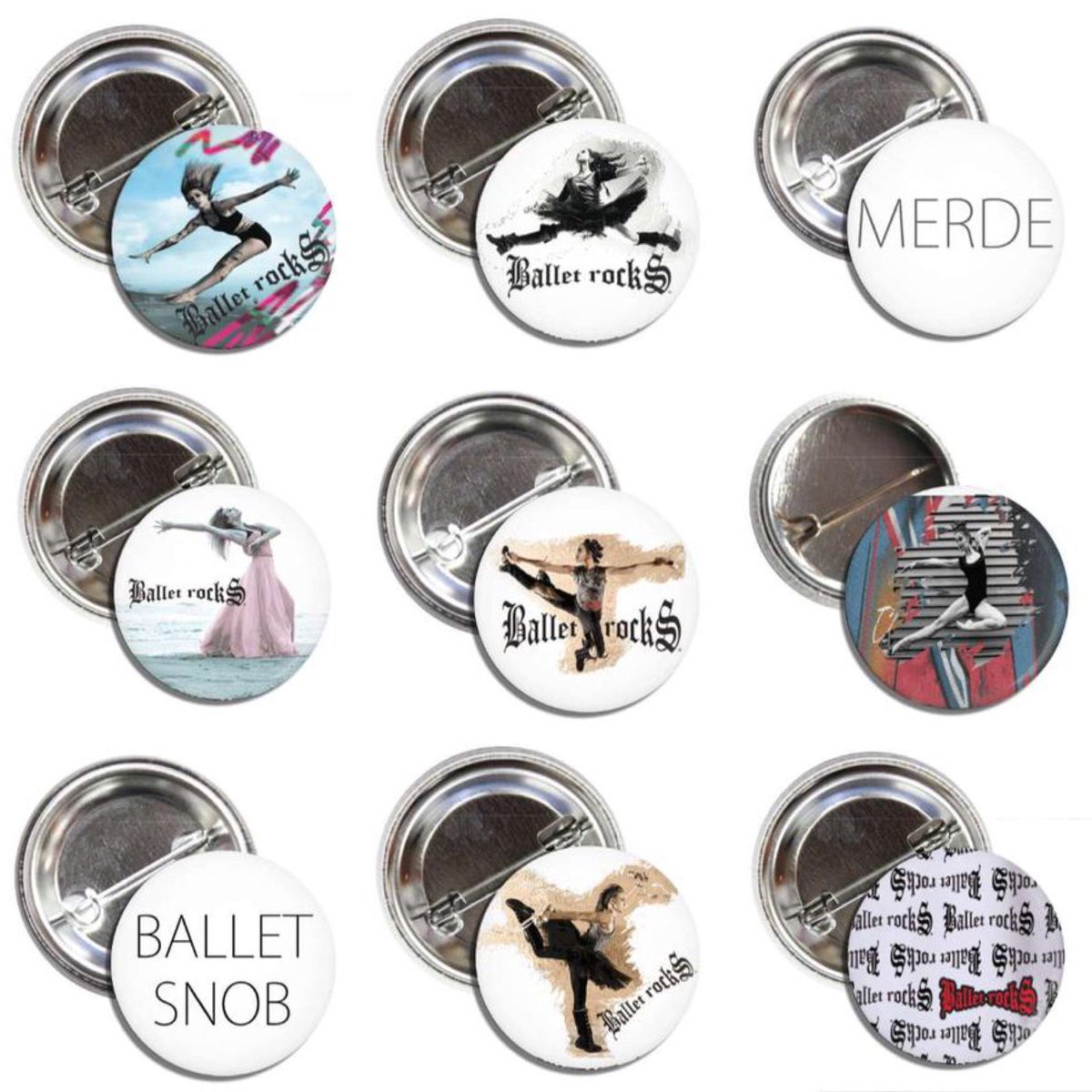 DANZARCorp's tweet photo. Just in - come &amp; get them - Dance inspired buttons from BalletRocks® #balletrocks #balletrocksfashion #dance #balletsnob #ballet #dance https://t.co/2dNvpYKyc4
