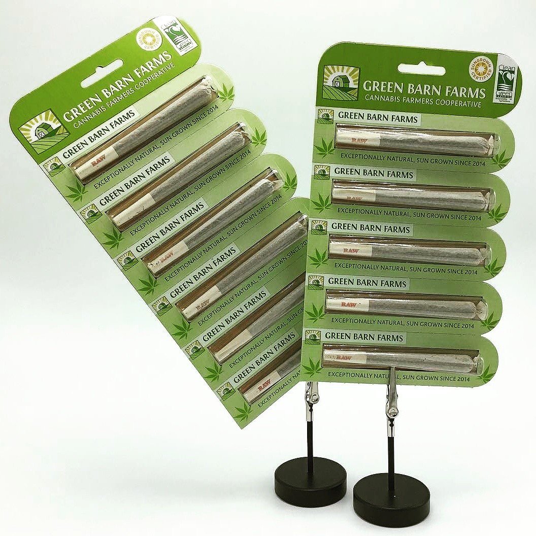 GreenBarnFarms's tweet photo. Combine our @CleanGreenCert flower with @RAWLIFE247 organic hemp pre-rolls and you get this. Enjoy with confidence. https://t.co/KyKee9tqAb