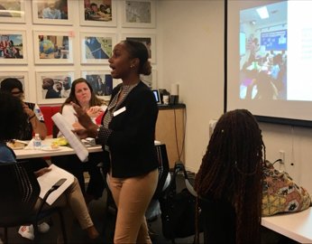 NhandiJackson's tweet photo. Had a ton of fun with @DarlaBunting facilitating last night's #DCKickoff! Very excited for the school year to start w/ our amazing GE's! https://t.co/9ms04Q5LP0