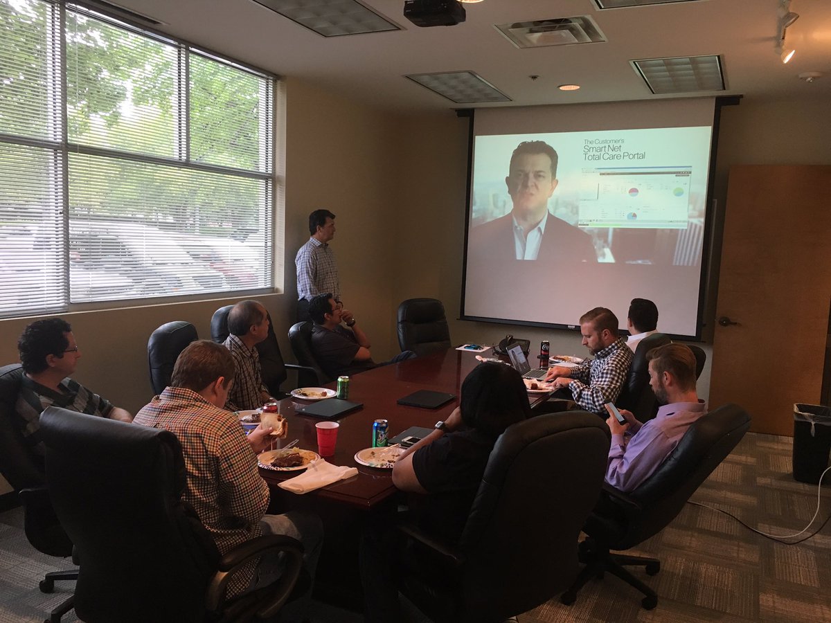 cleartechit's tweet photo. Kicking off our @CiscoServices #SmartNet Total Care Customer Luncheon with a video! #cleartechit https://t.co/JFyMWVVhXm