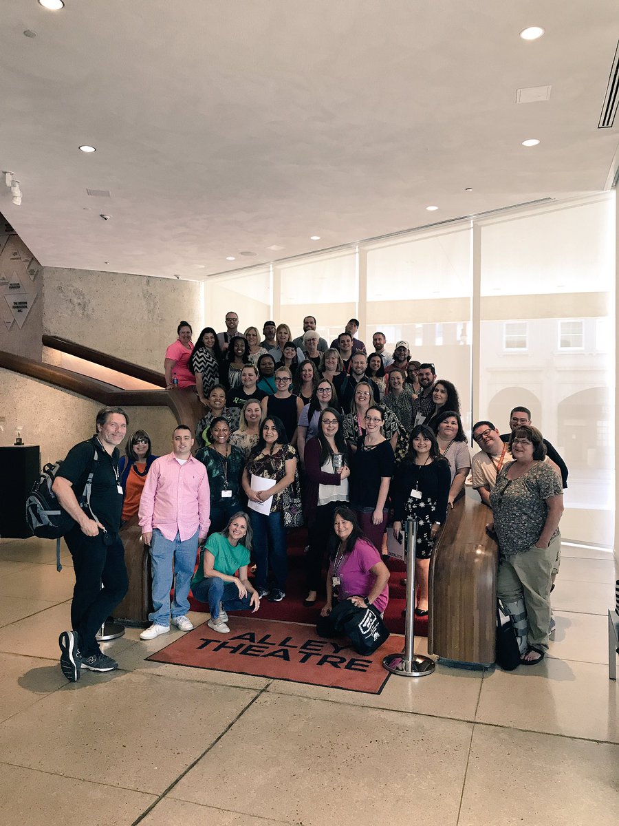 CCHSTheatreArts's tweet photo. Thank you @alleytheatre for a great day of Staff Development for @CyFairISD #StagingSTEM #TheatreForAll https://t.co/VoNlWs7qlT