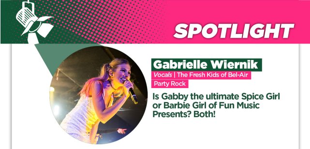 FunMusicPres's tweet photo. Gabby from #FreshKidsofBelAir and #PartyRockLive is our Spotlight feature in this wks newsletter! Subscribe: https://t.co/vz9oqJE9yR 🤓 https://t.co/p3c1Kor5Ld