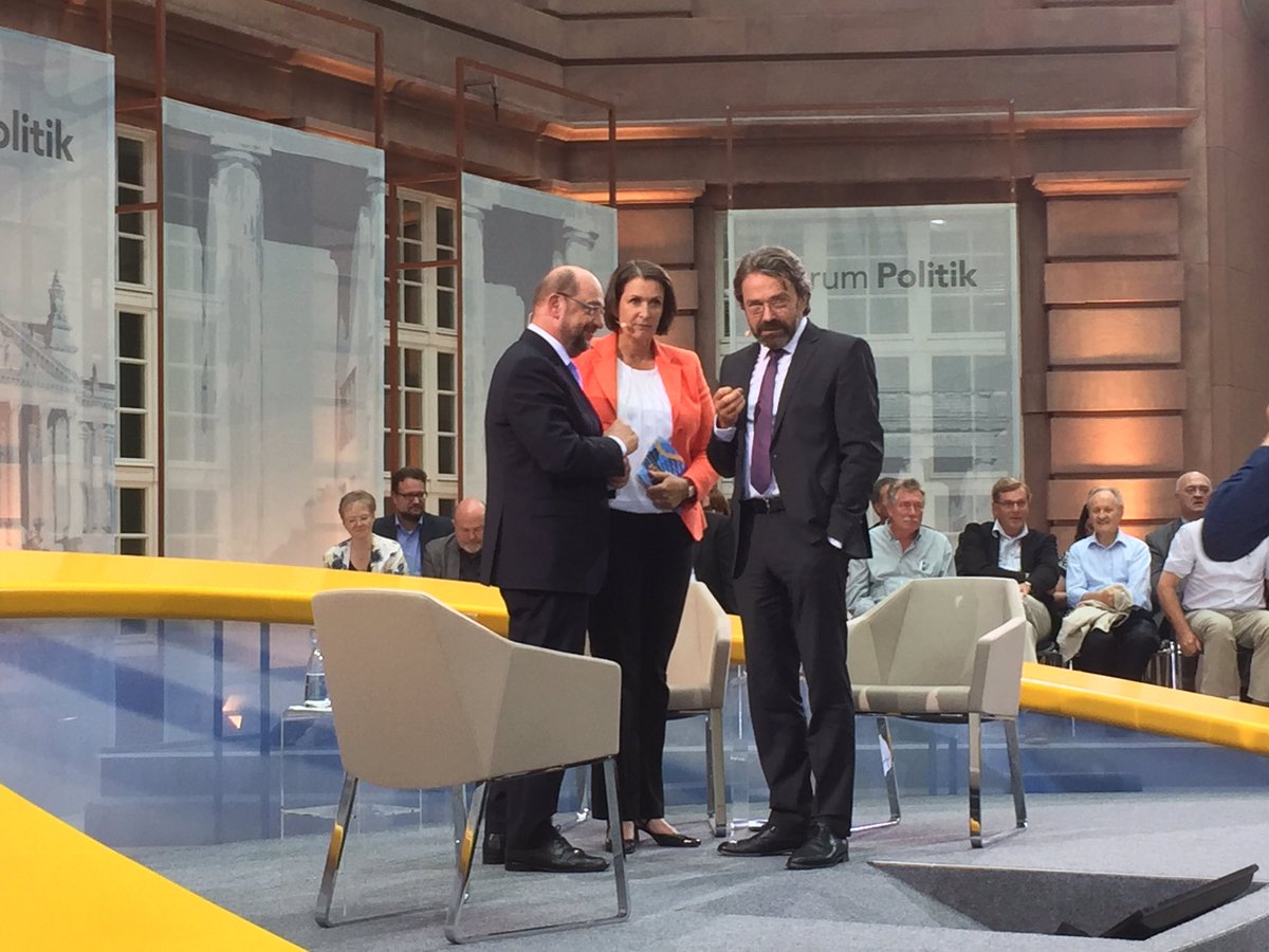 Heute Interview mit Kanzlerkandidat Schulz um 19:05 auf Dlf.