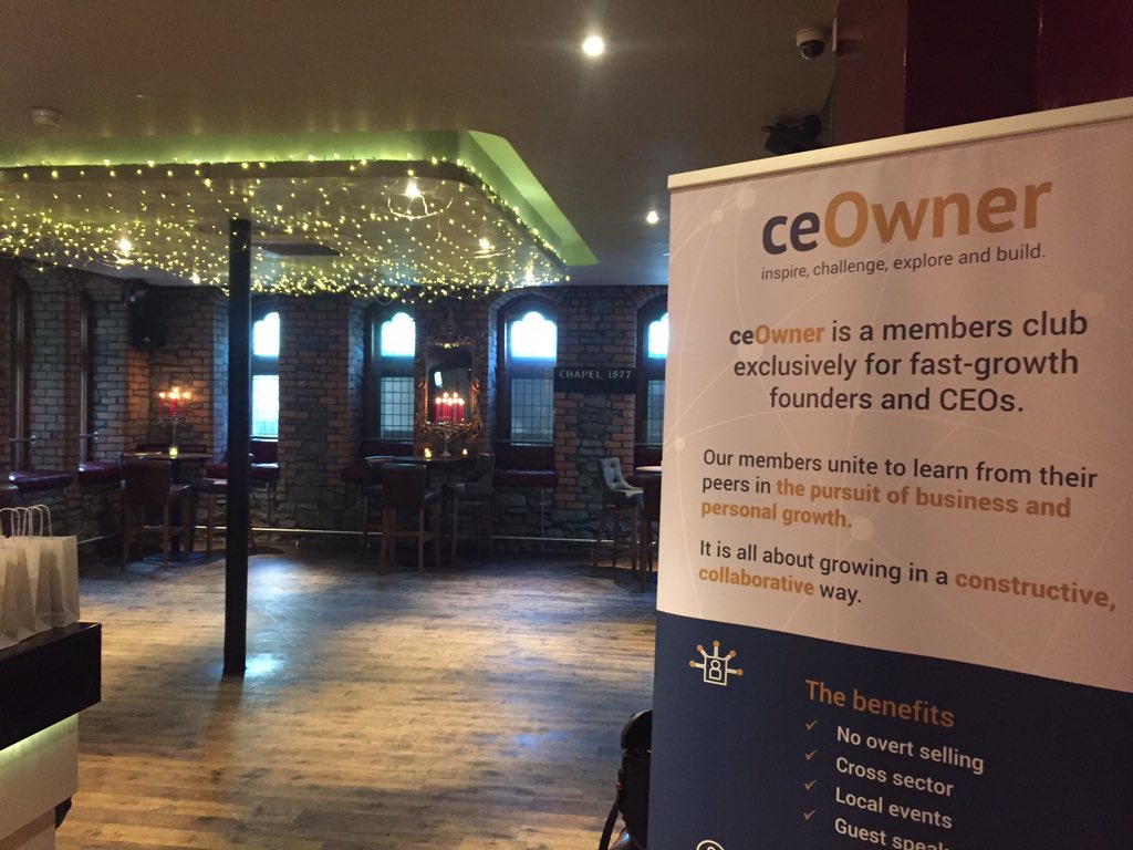 ceOwnerEvents's tweet photo. We are all set up for tonight's CeOwner event @chapel1877bar #event #ceowner https://t.co/hkK3VaFAR7